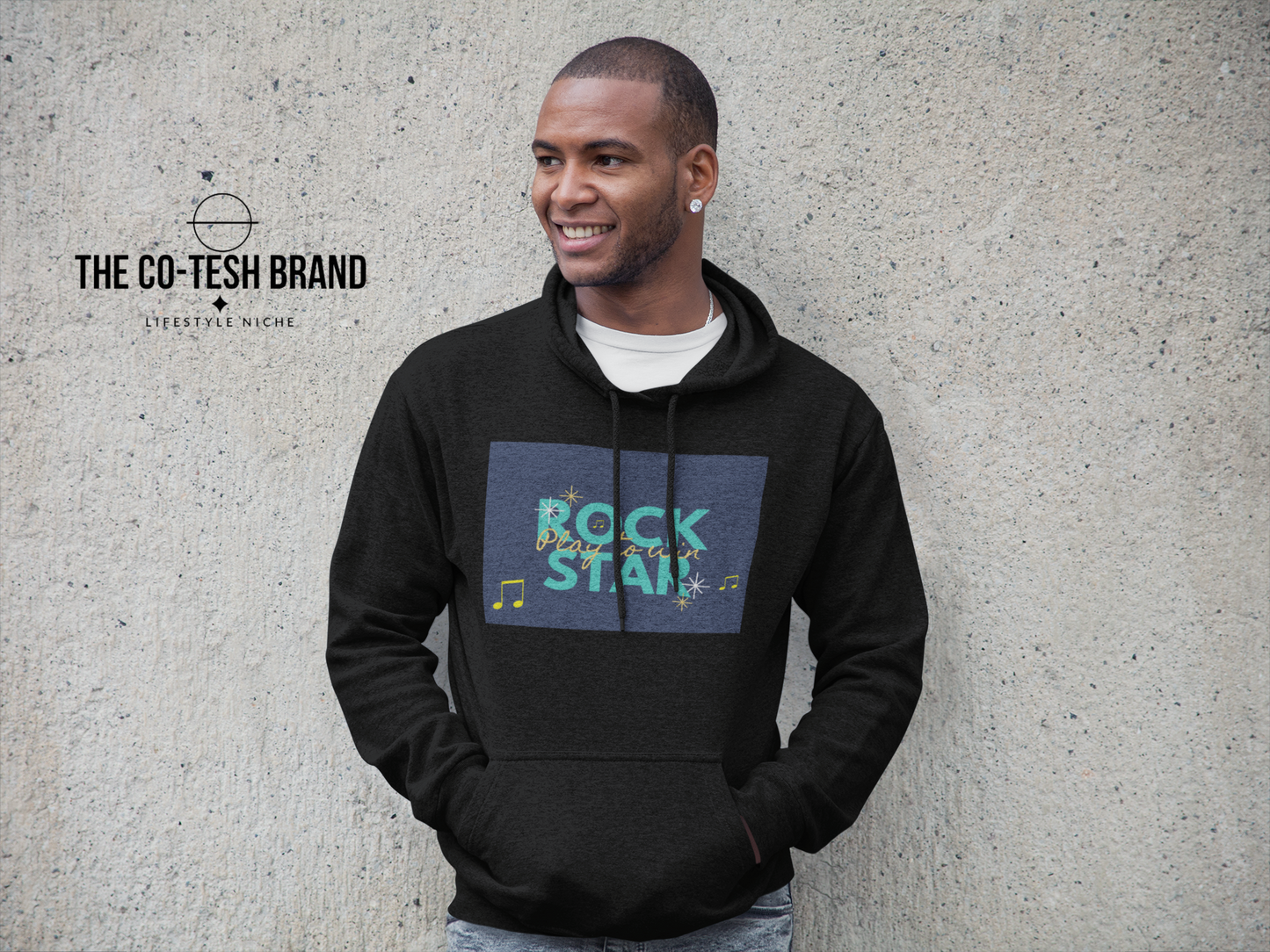 Rock Star-Unisex Hoodie by Co-Tesh