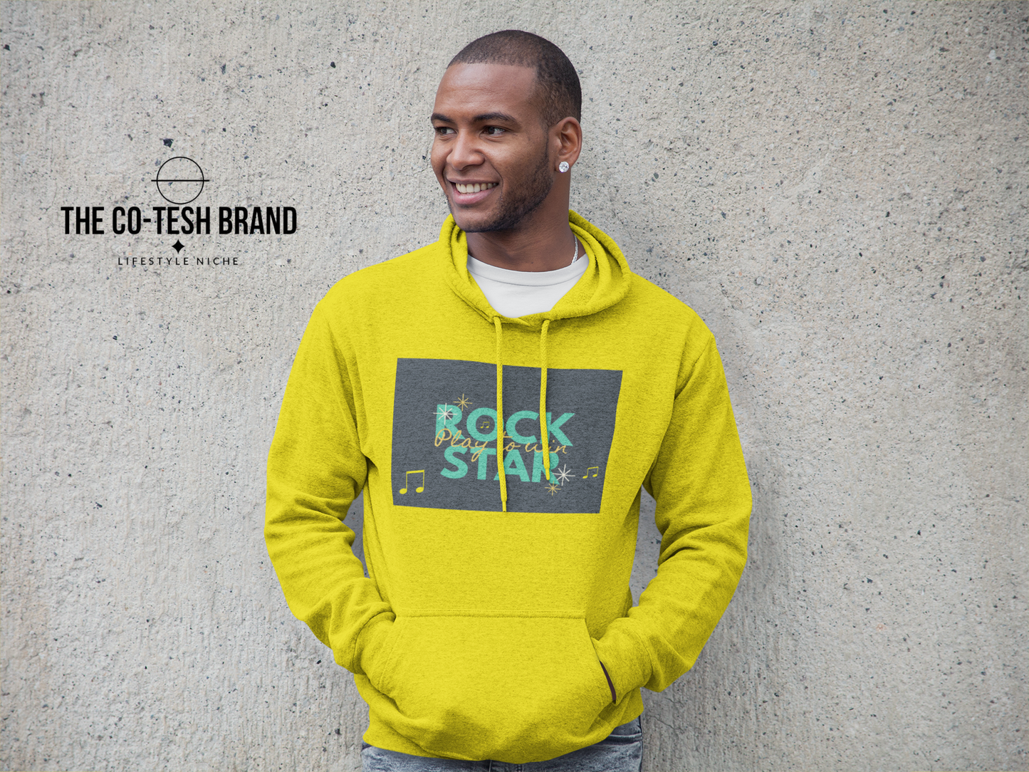 Rock Star-Unisex Hoodie by Co-Tesh