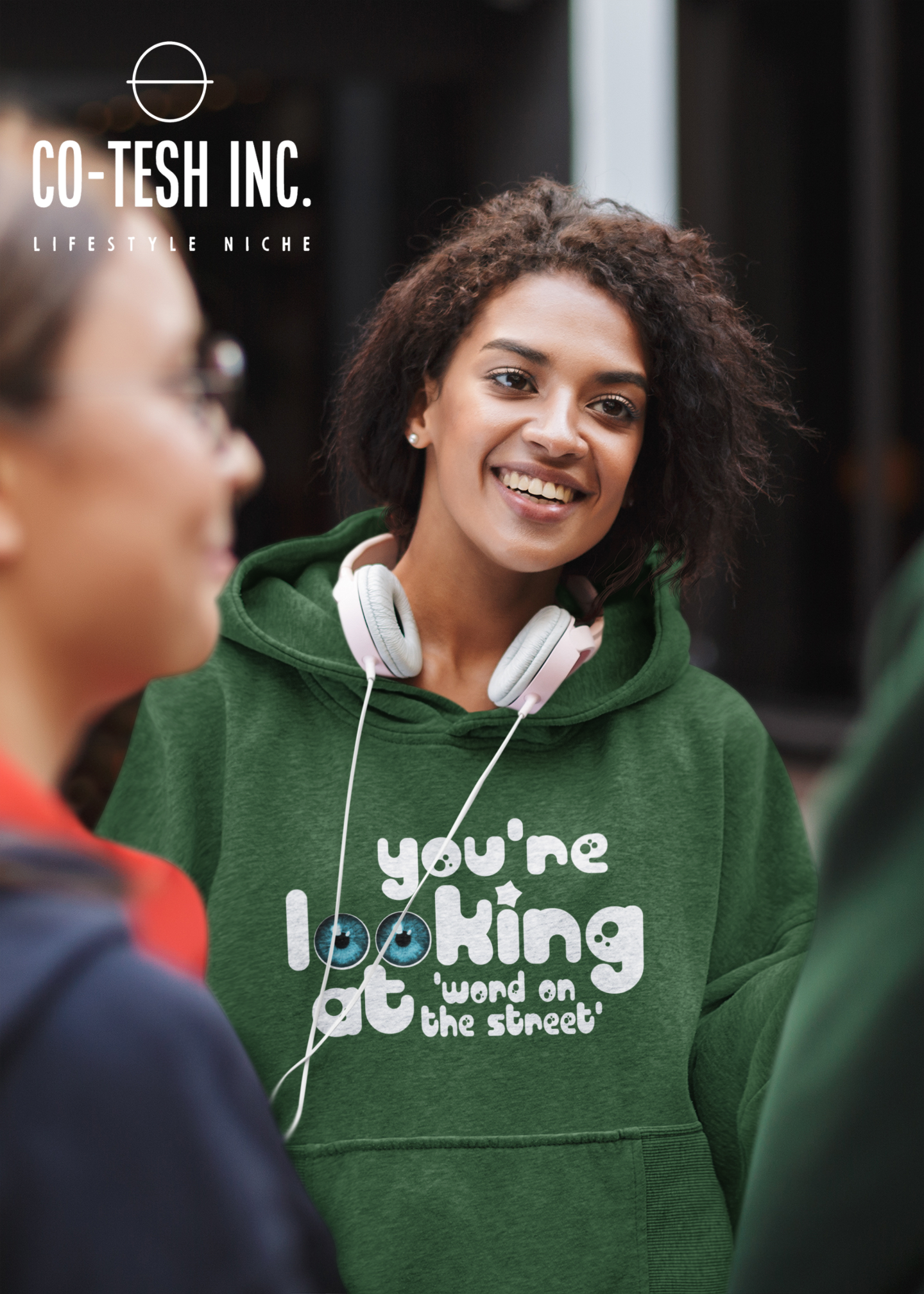 You're looking at Word on the street Unisex Hoodie | Cotesh | hoodiez