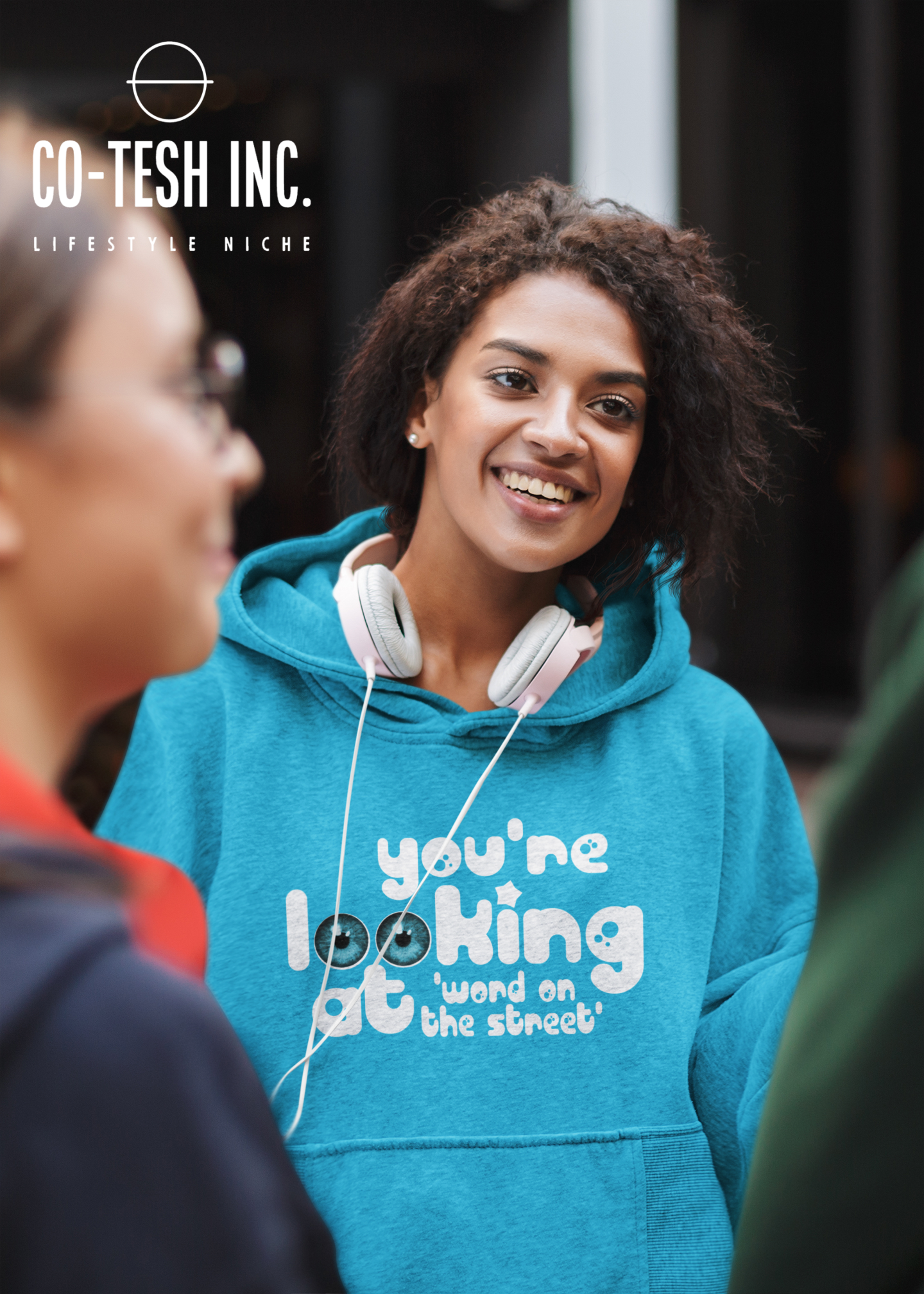 You're looking at Word on the street Unisex Hoodie | Cotesh | hoodiez