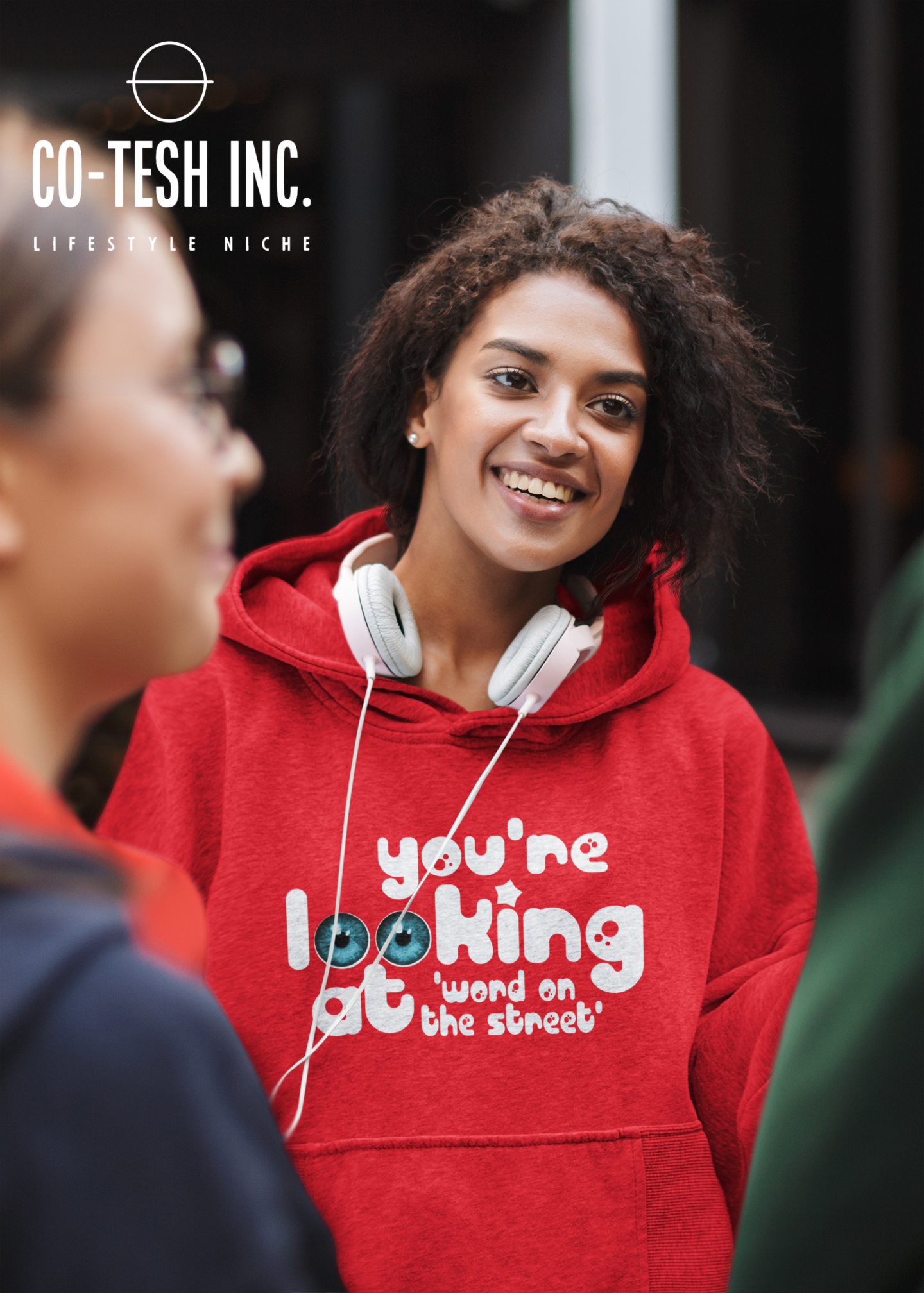 You're looking at Word on the street Unisex Hoodie | Cotesh | hoodiez