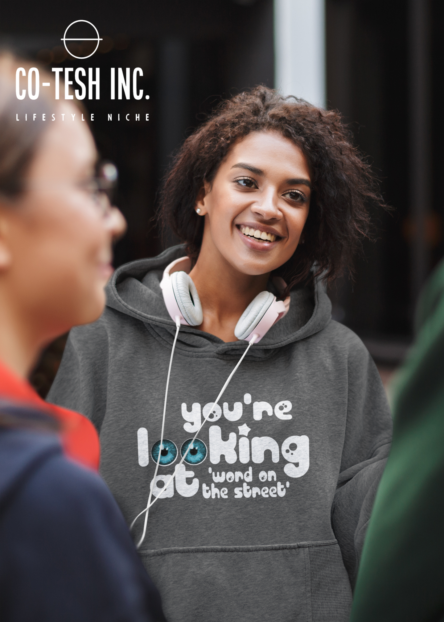 You're looking at Word on the street Unisex Hoodie | Cotesh | hoodiez