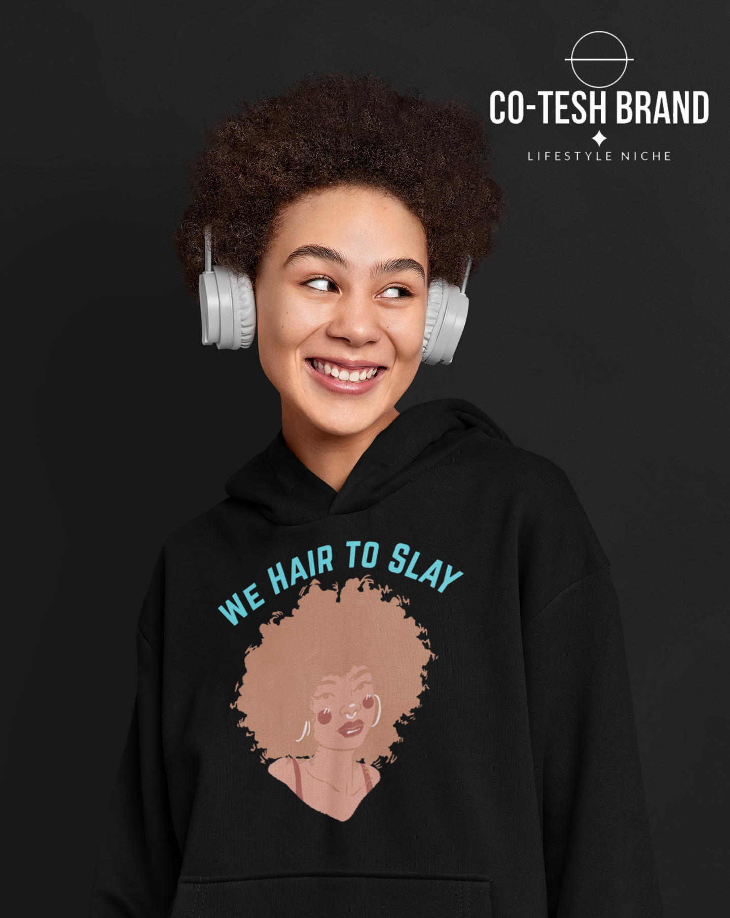 Hair to Slay Unisex fleece hoodie