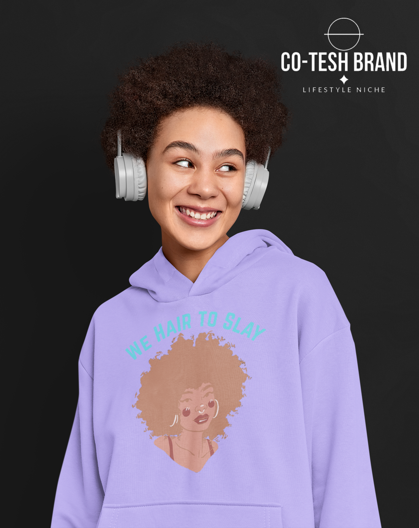 Hair to Slay Unisex fleece hoodie