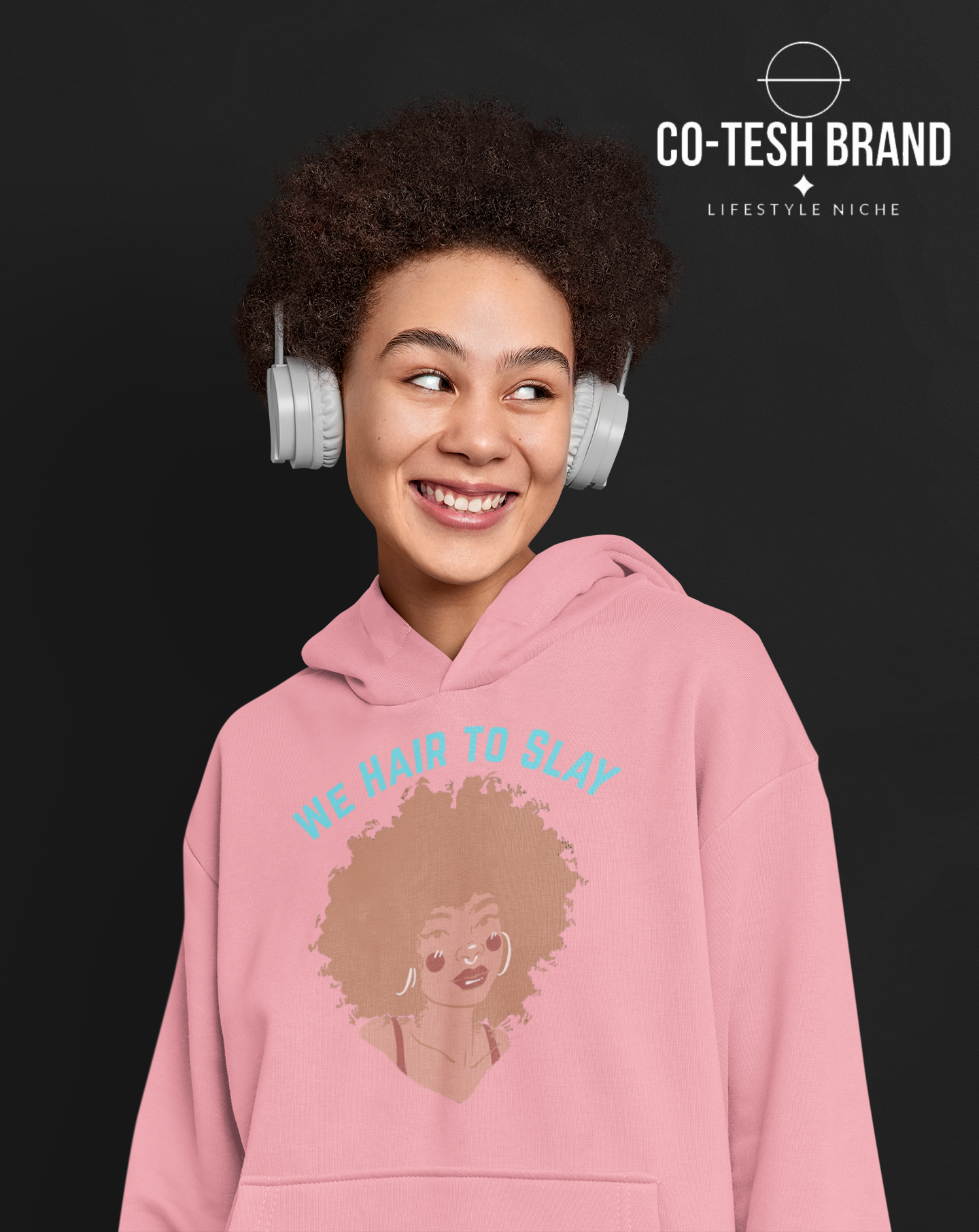 Hair to Slay Unisex fleece hoodie