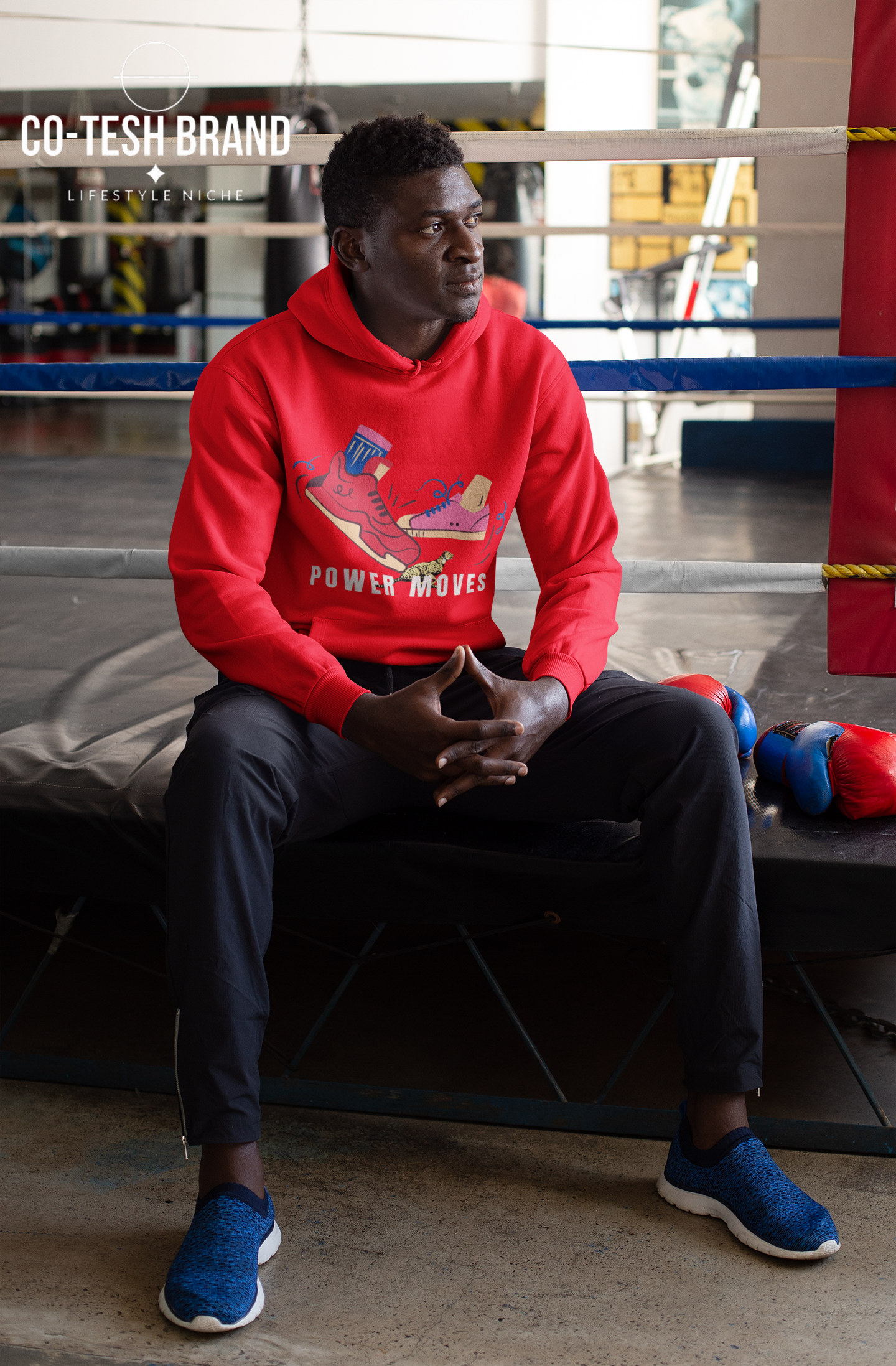 Powermoves Unisex fleece hoodie