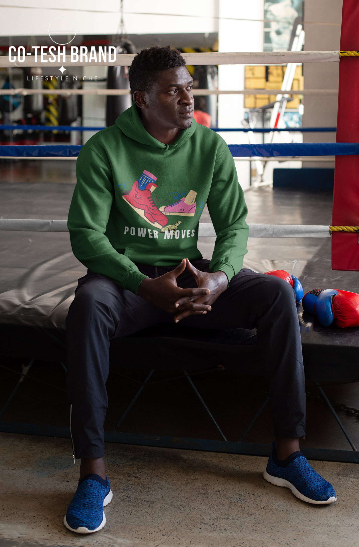Powermoves Unisex fleece hoodie