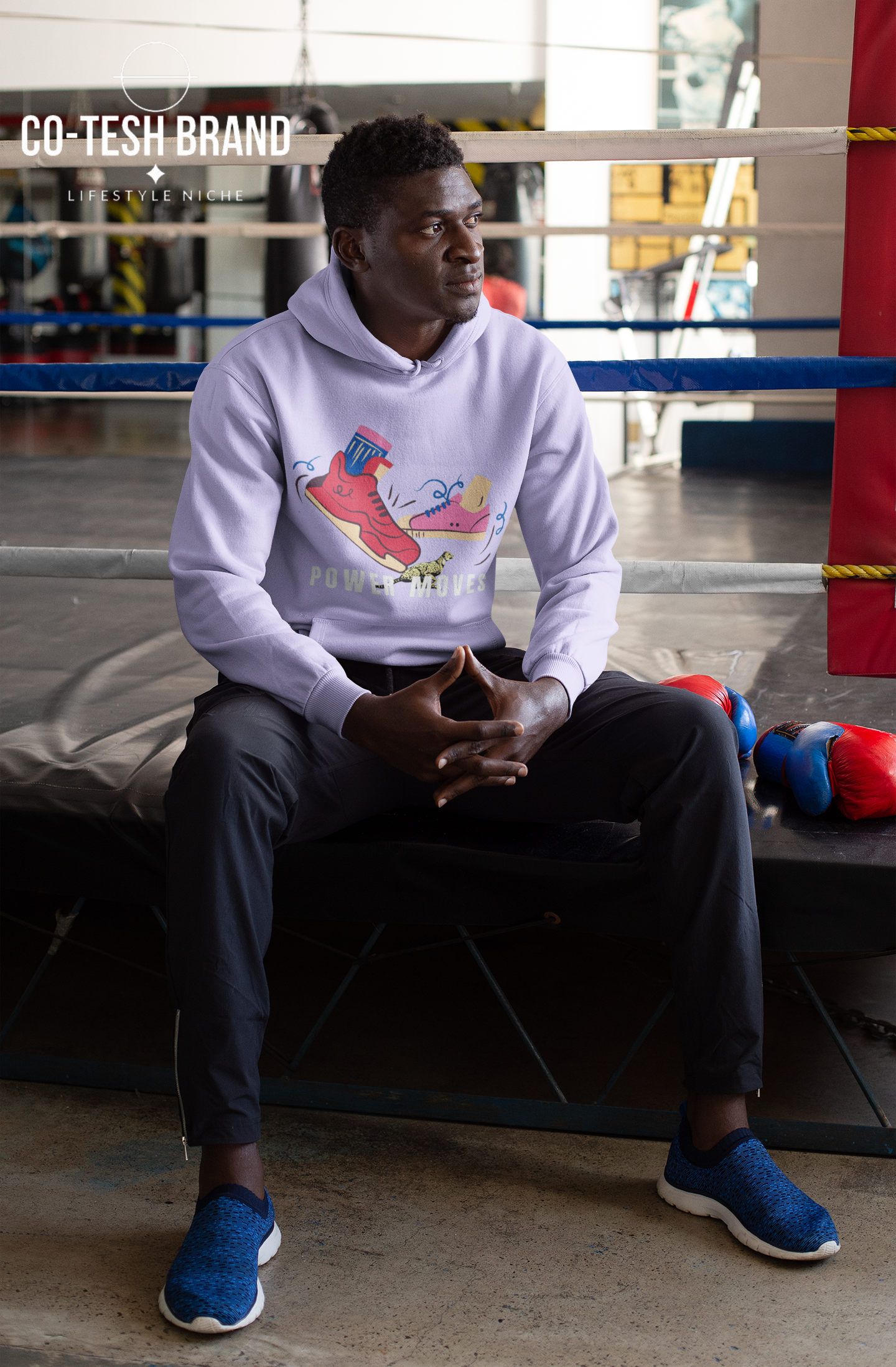 Powermoves Unisex fleece hoodie