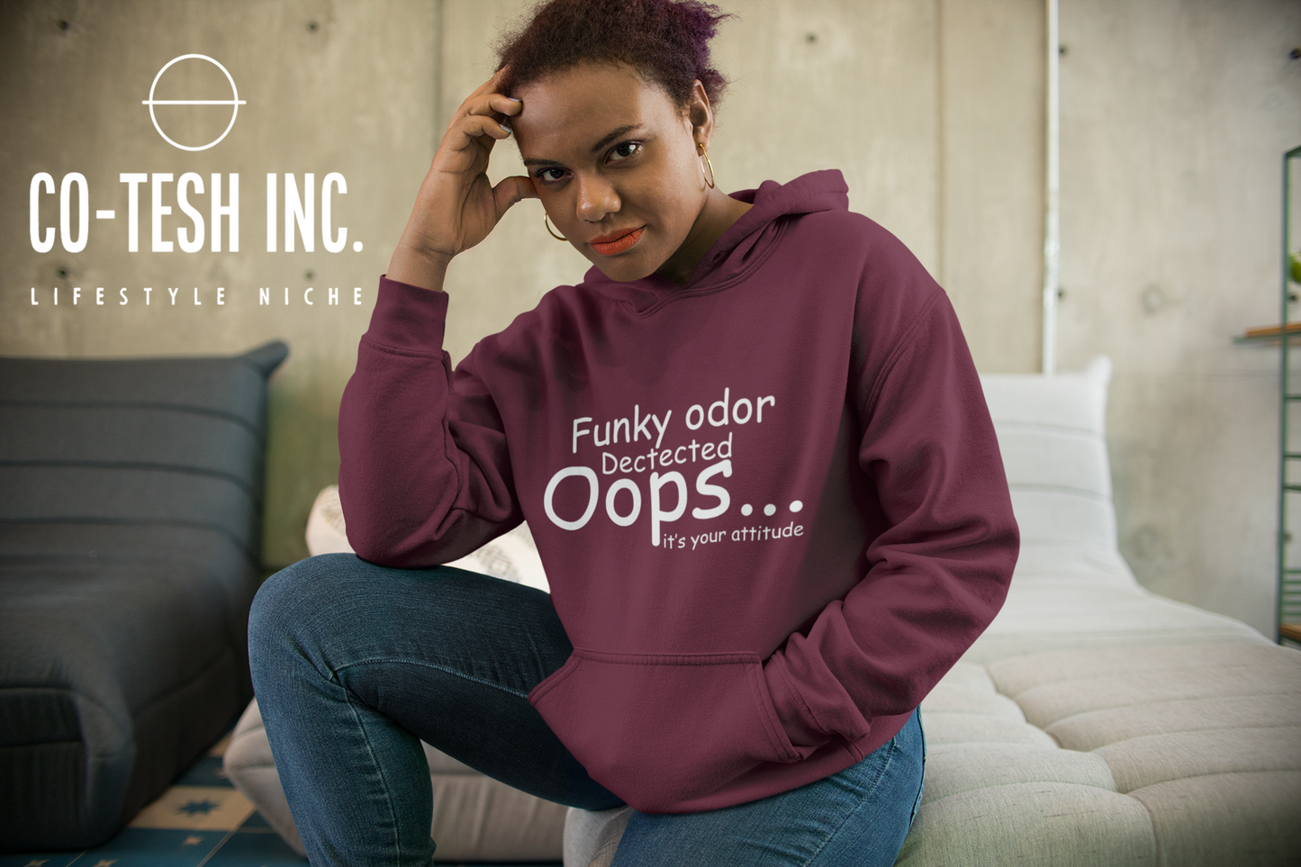 Funny odor dected Oops Unisex Hoodie | Cotesh | hoodiez