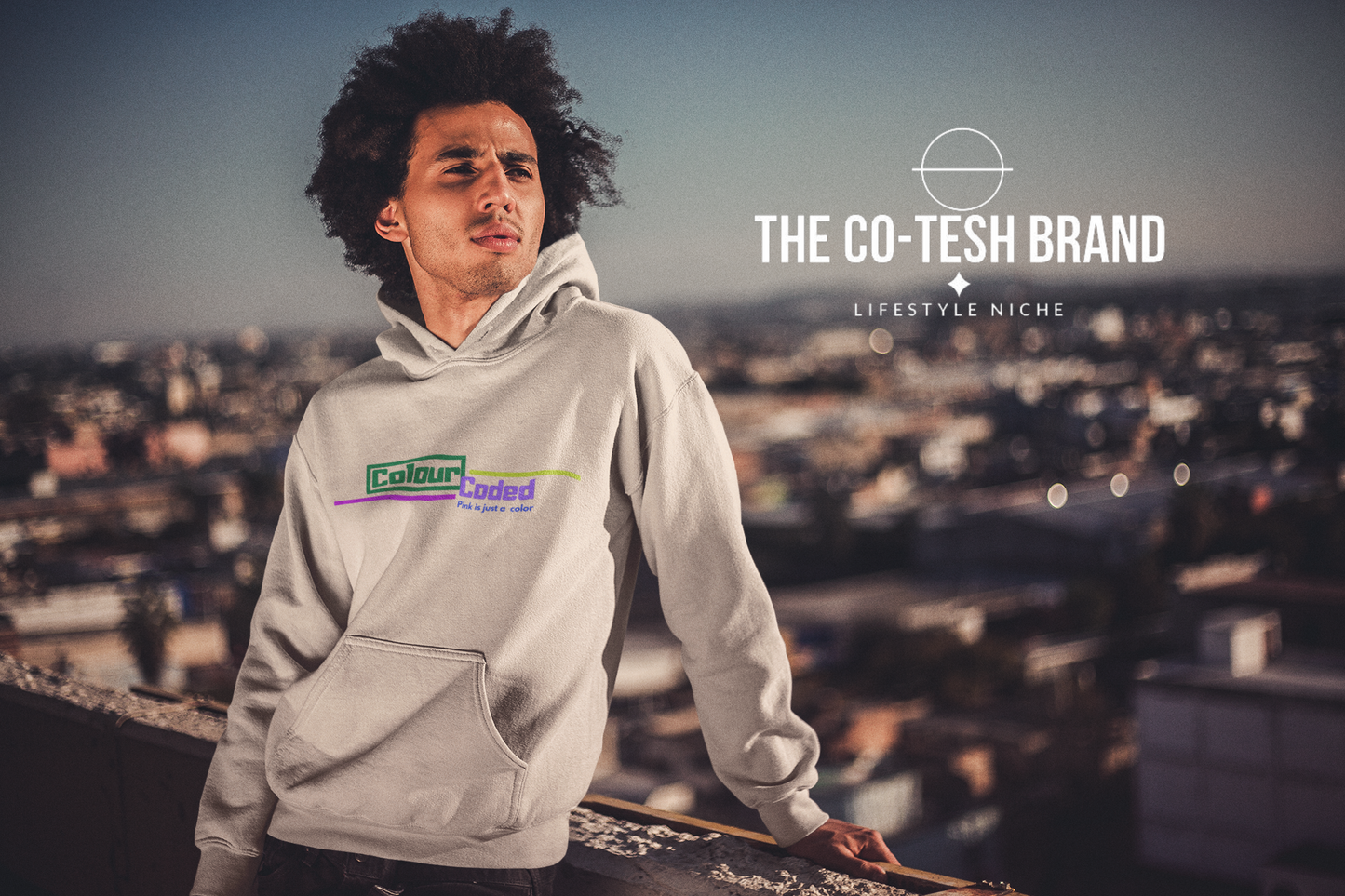 Color Coded 1-Unisex Hoodie by Co-Tesh