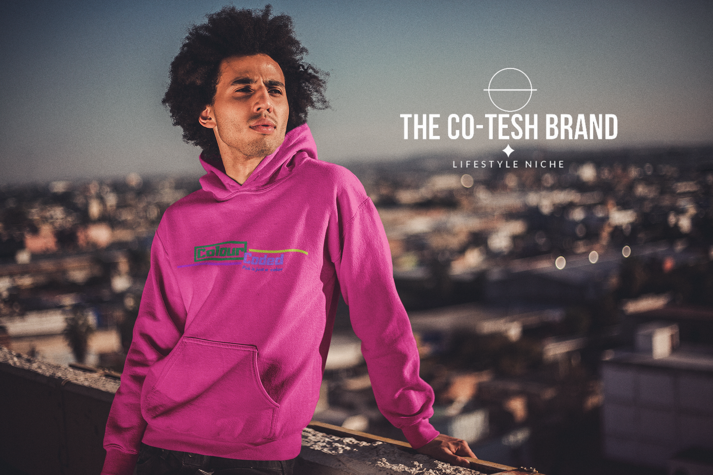 Color Coded 1-Unisex Hoodie by Co-Tesh