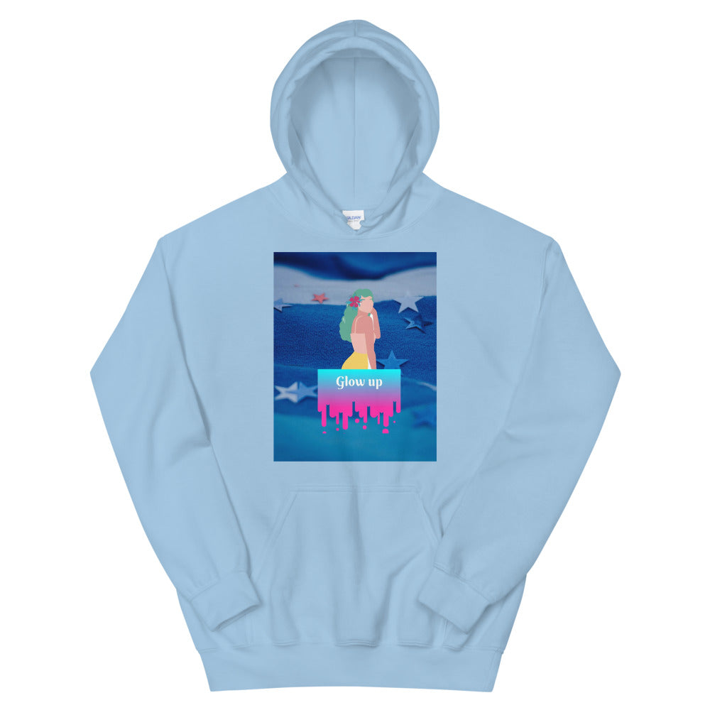 Glow up Unisex Hoodie Cotesh