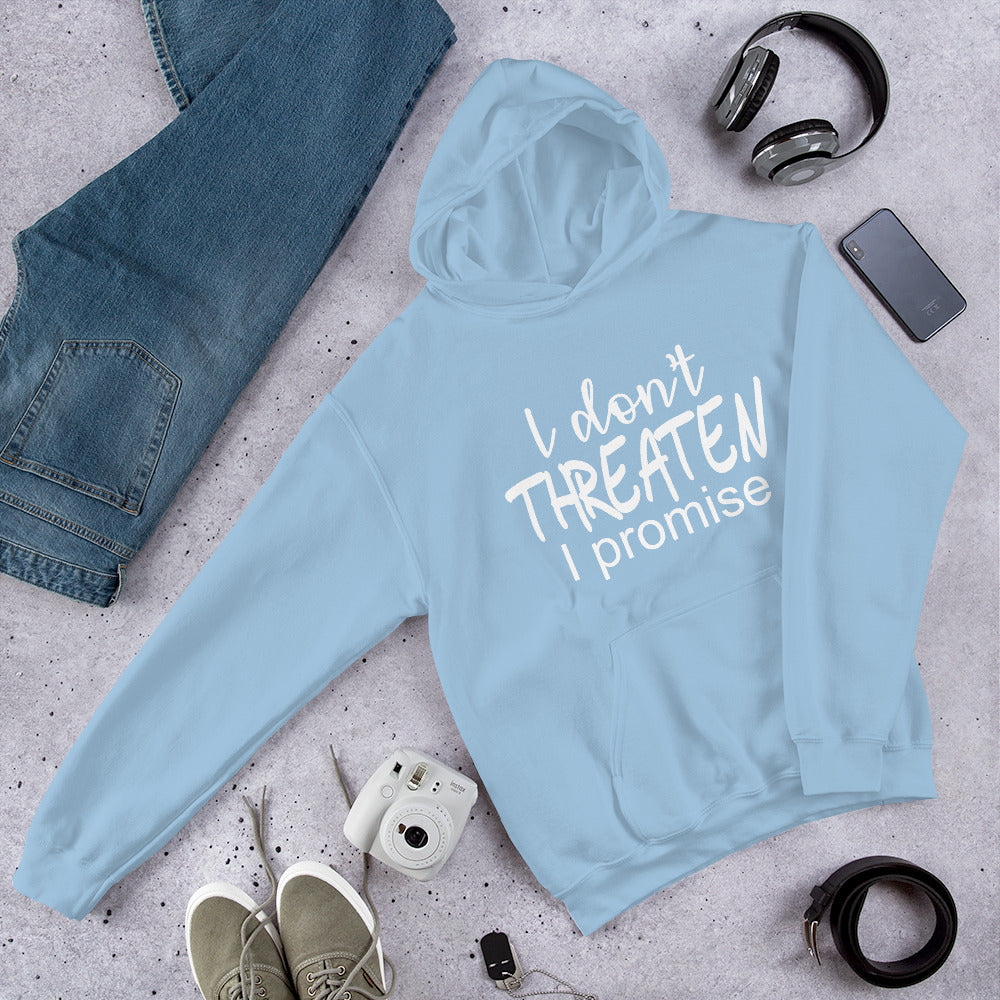 I don't threaten I promise Unisex Hoodie | Cotesh