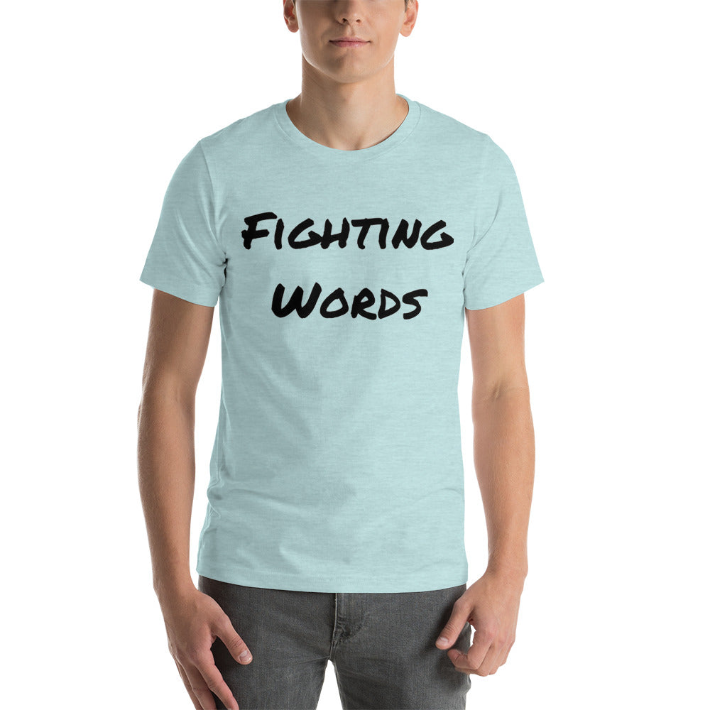 Fighting Words Short-Sleeve Unisex T-Shirt Cotesh Blending Trends