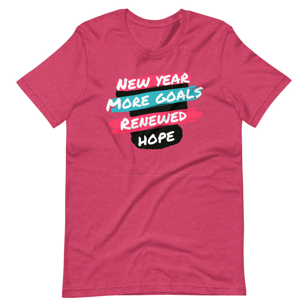 New Year More Goal New Hope Short-Sleeve Unisex T-Shirt Cotesh