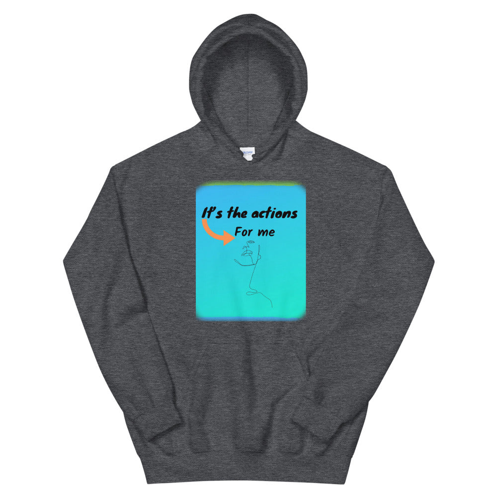 Its the action for me Unisex Hoodie Cotesh Blending Tredings