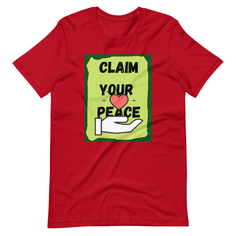 Claim Your Peace Short-Sleeve Unisex T-Shirt Cotesh