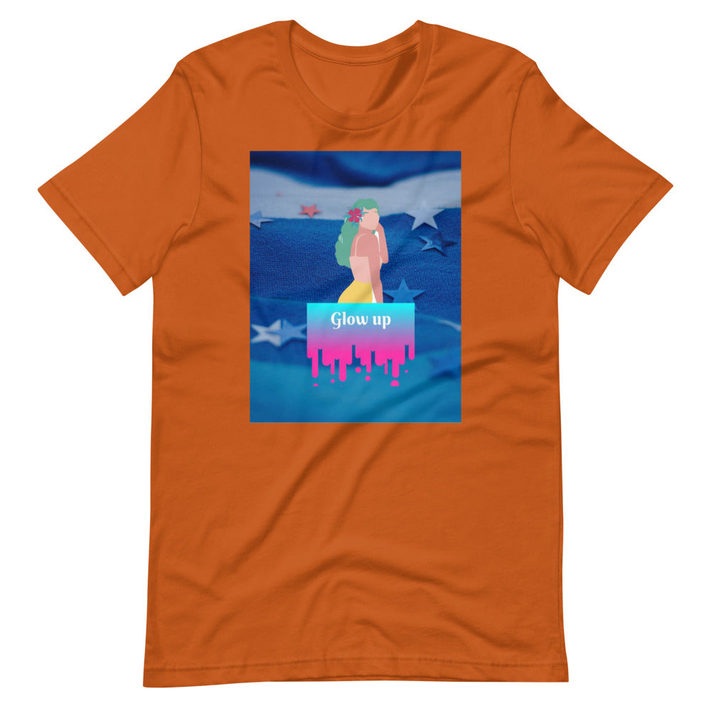 Glow Up Short-Sleeve Unisex T-Shirt Cotesh