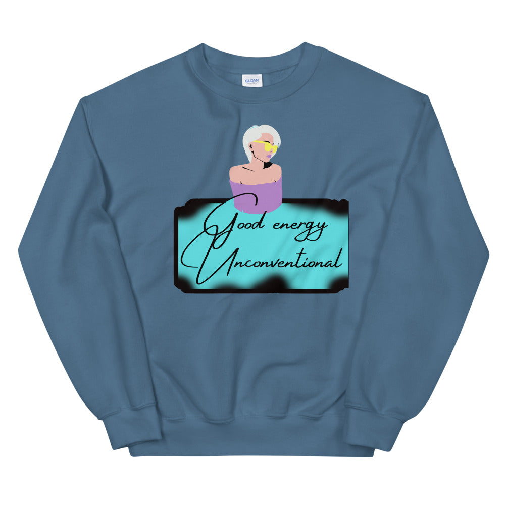 Good Energy Unconventional Unisex Sweatshirt Cotesh