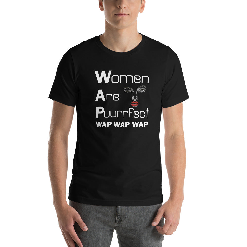 Women are Puurrfect Short-Sleeve Unisex T-Shirt Cotesh | WAPvention