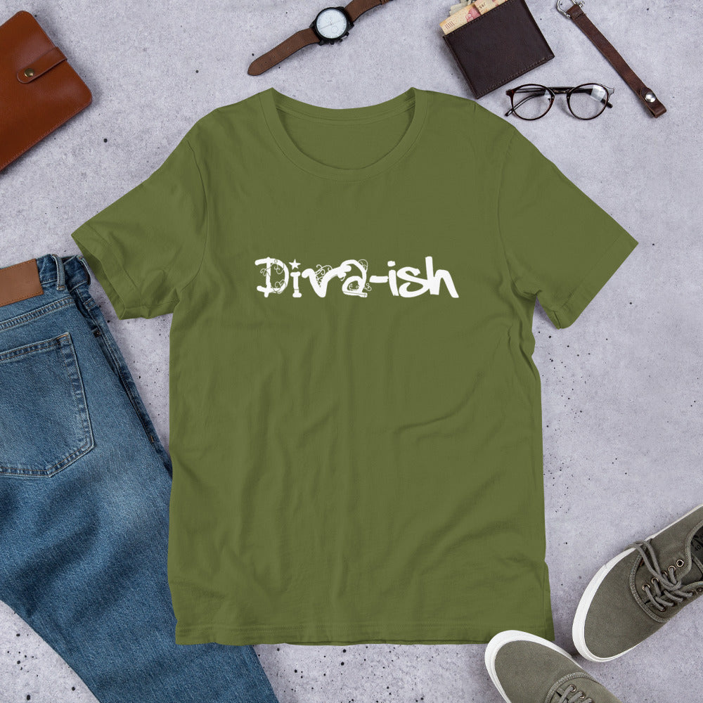 Diva-Ish | Short-Sleeve Unisex T-Shirt | Good Vibes | Cotesh