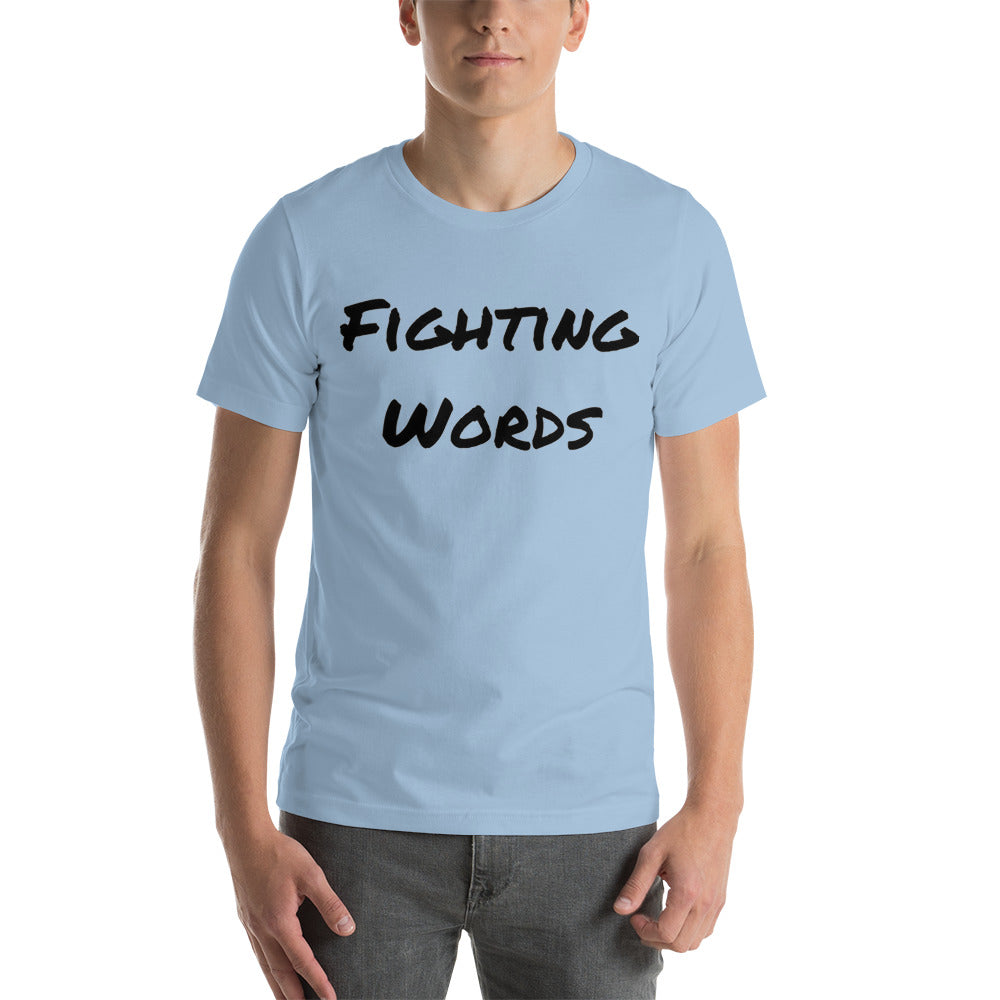 Fighting Words Short-Sleeve Unisex T-Shirt Cotesh Blending Trends