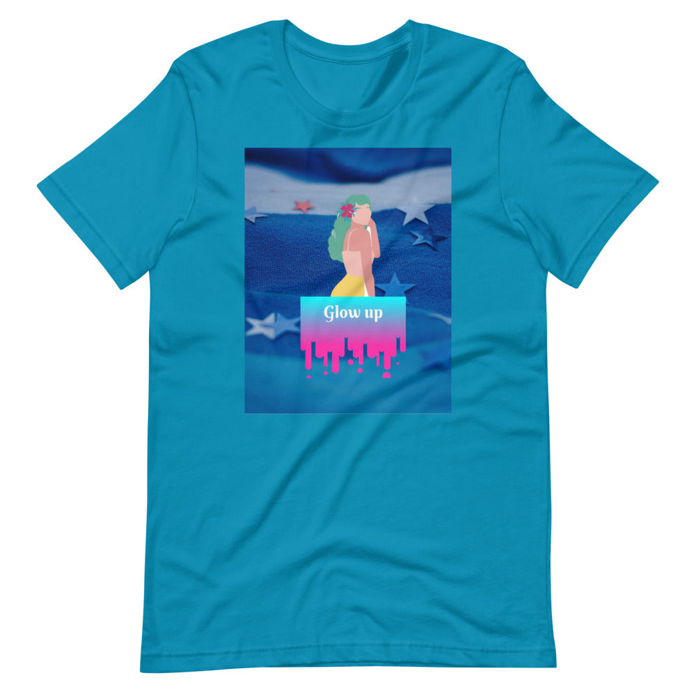 Glow Up Short-Sleeve Unisex T-Shirt Cotesh
