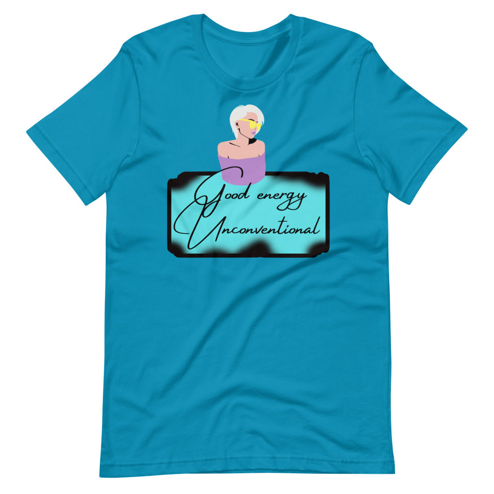 Good Energy Unconventional Short-Sleeve Unisex T-Shirt Cotesh