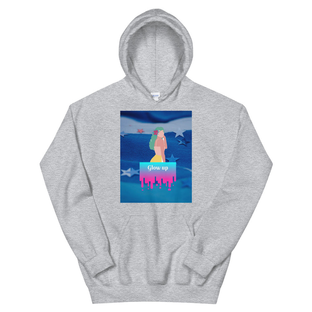 Glow up Unisex Hoodie Cotesh
