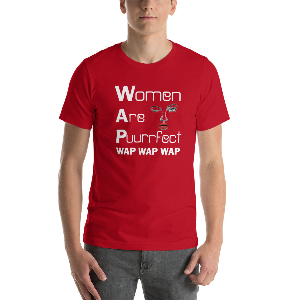 Women are Puurrfect Short-Sleeve Unisex T-Shirt Cotesh | WAPvention
