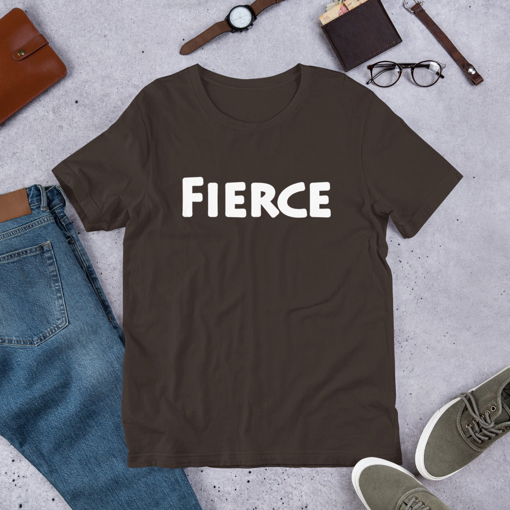 Fierce Short-Sleeve Unisex T-Shirt | Cotesh | Expression Tees