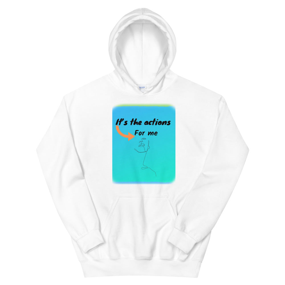 Its the action for me Unisex Hoodie Cotesh Blending Tredings
