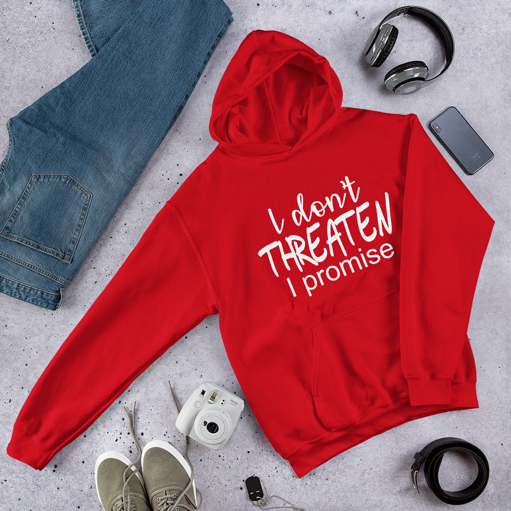 I don't threaten I promise Unisex Hoodie | Cotesh