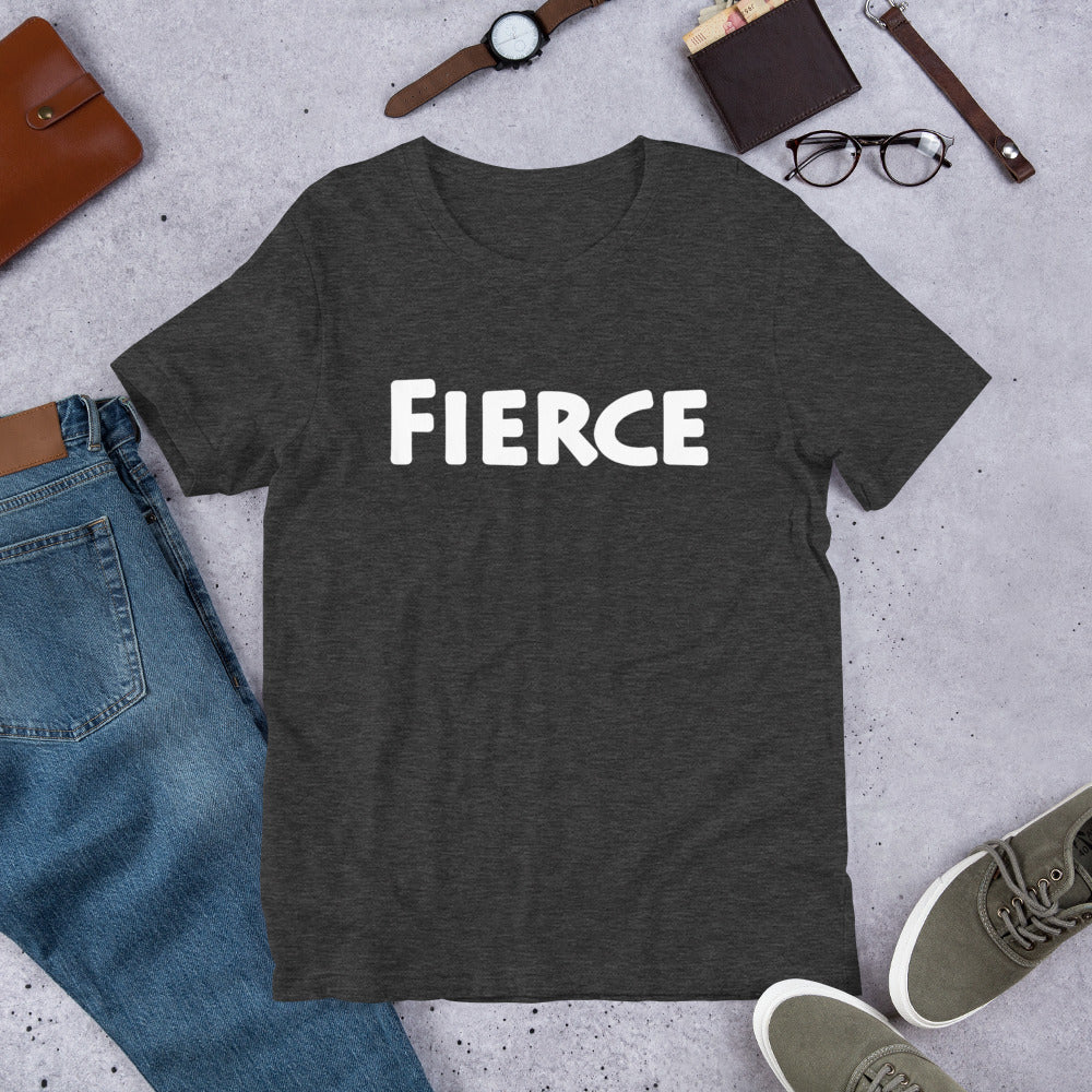 Fierce Short-Sleeve Unisex T-Shirt | Cotesh | Expression Tees