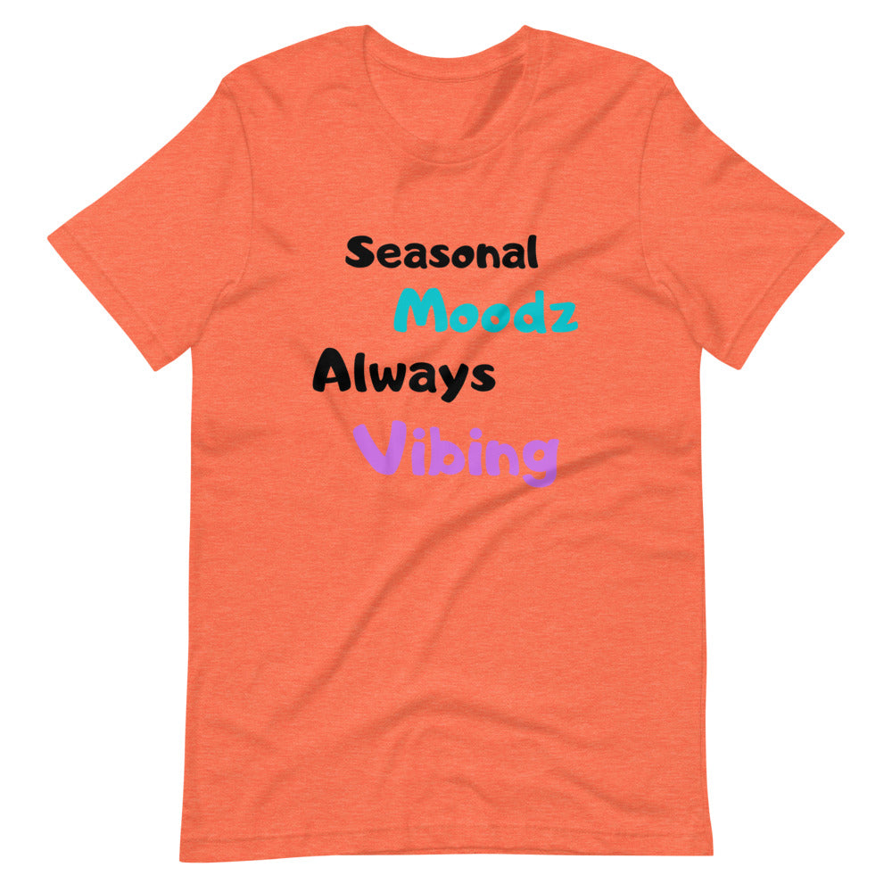 Seasonal Moods alwasy vibing Short-Sleeve Unisex T-Shirt Cotesh