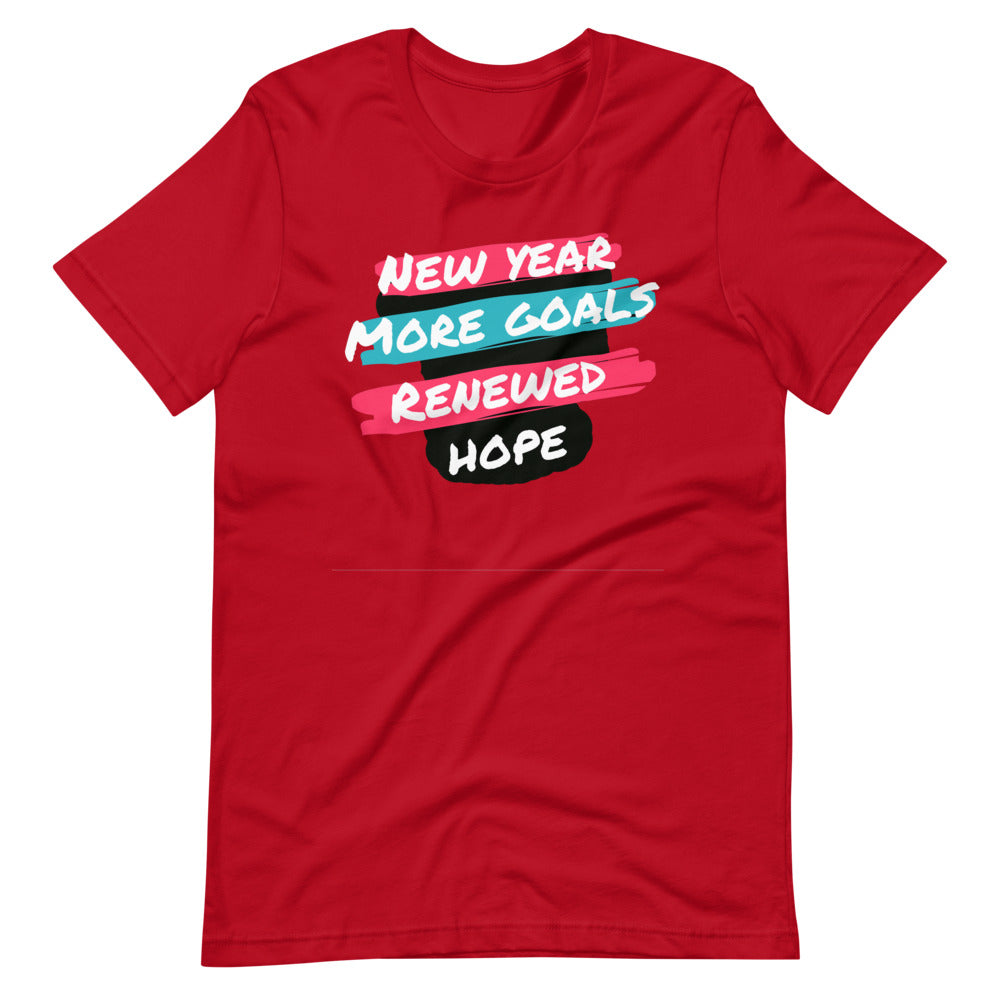 New Year More Goal New Hope Short-Sleeve Unisex T-Shirt Cotesh