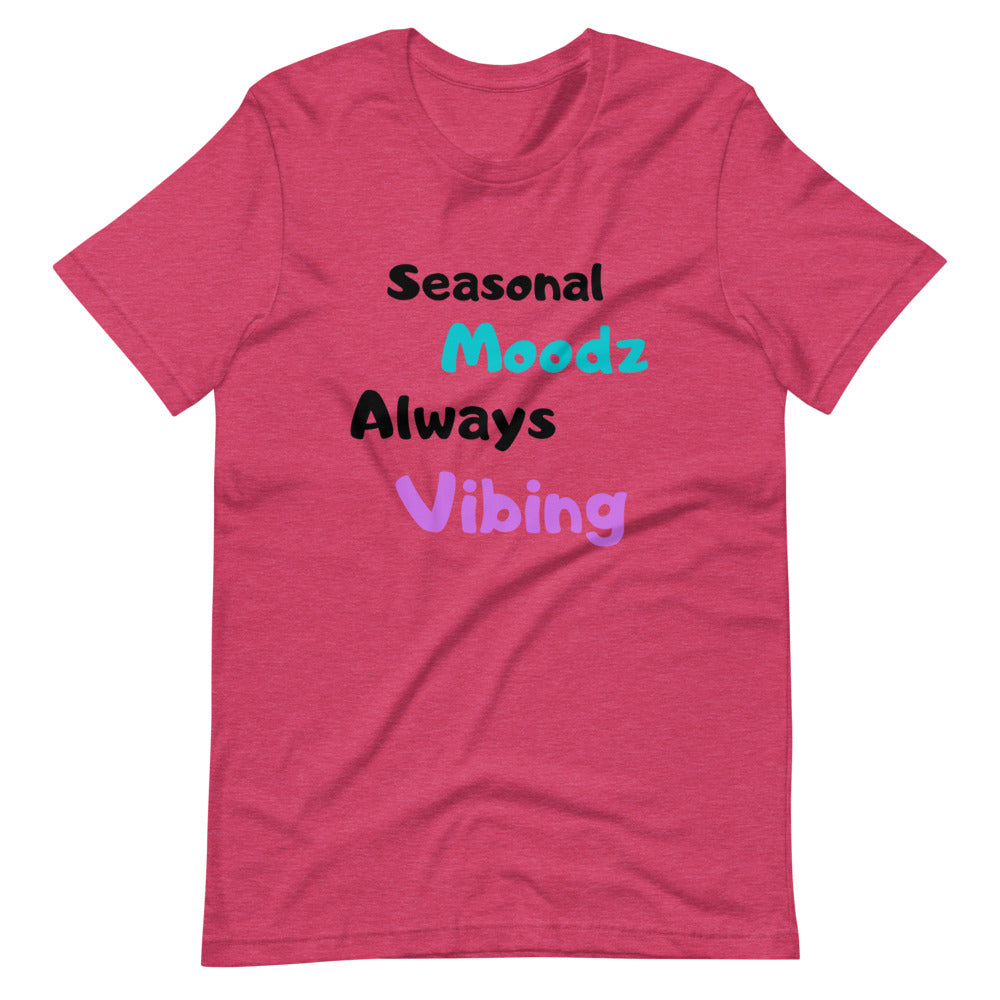 Seasonal Moods alwasy vibing Short-Sleeve Unisex T-Shirt Cotesh
