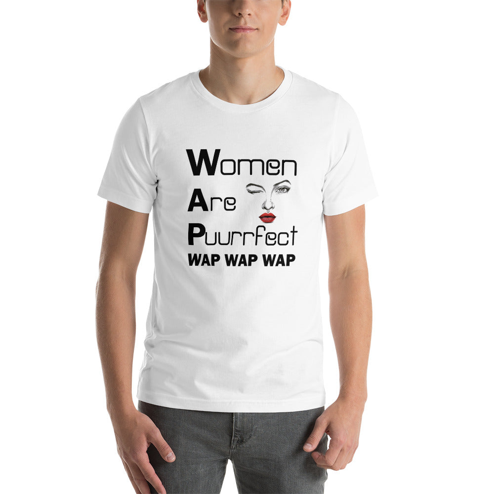 Women are Puurrfect Short-Sleeve Unisex T-Shirt Cotesh | WAPvention
