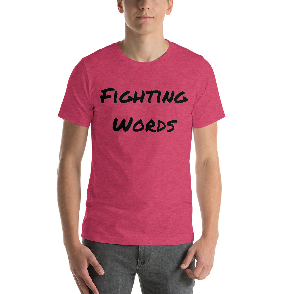 Fighting Words Short-Sleeve Unisex T-Shirt Cotesh Blending Trends
