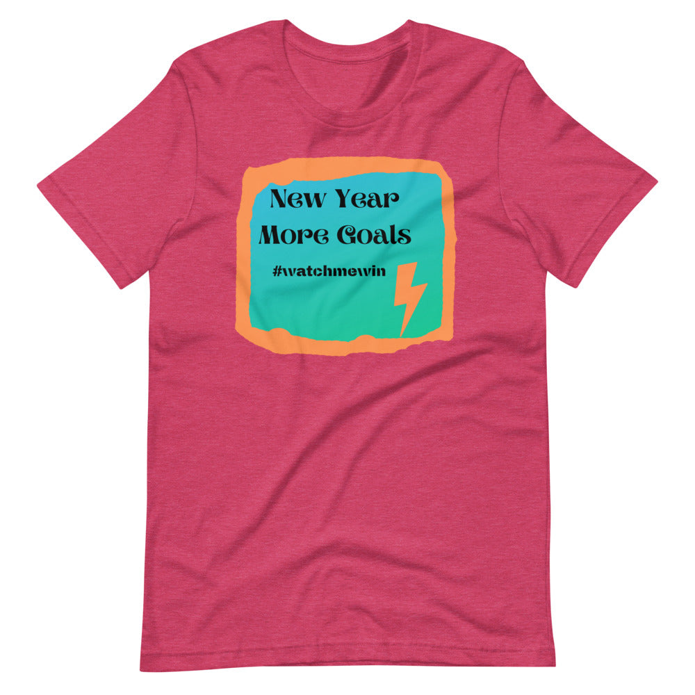 Now More Goals Short-Sleeve Unisex T-Shirt Cotesh