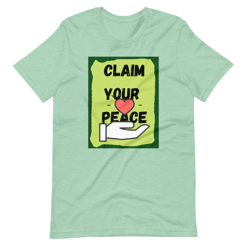 Claim Your Peace Short-Sleeve Unisex T-Shirt Cotesh