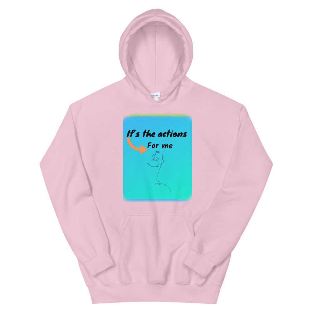 Its the action for me Unisex Hoodie Cotesh Blending Tredings