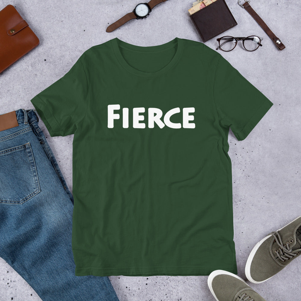 Fierce Short-Sleeve Unisex T-Shirt | Cotesh | Expression Tees