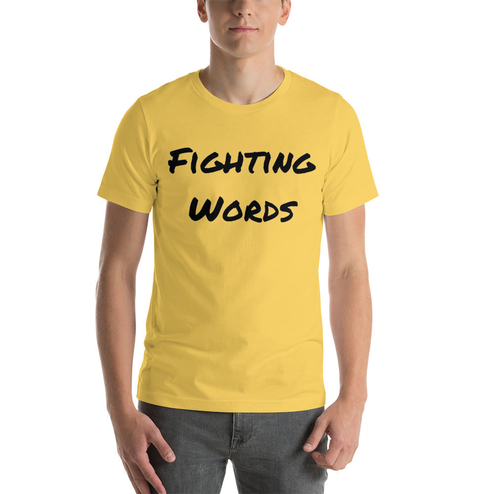 Fighting Words Short-Sleeve Unisex T-Shirt Cotesh Blending Trends