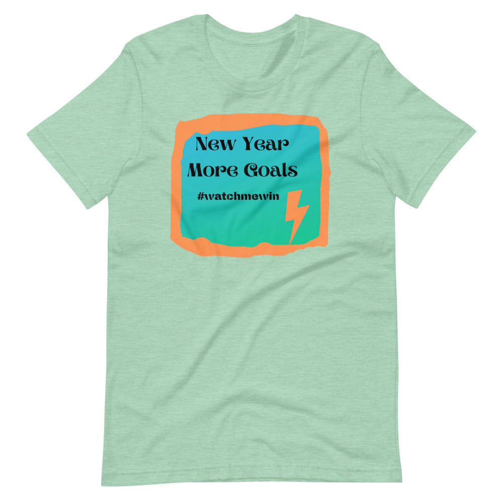 Now More Goals Short-Sleeve Unisex T-Shirt Cotesh