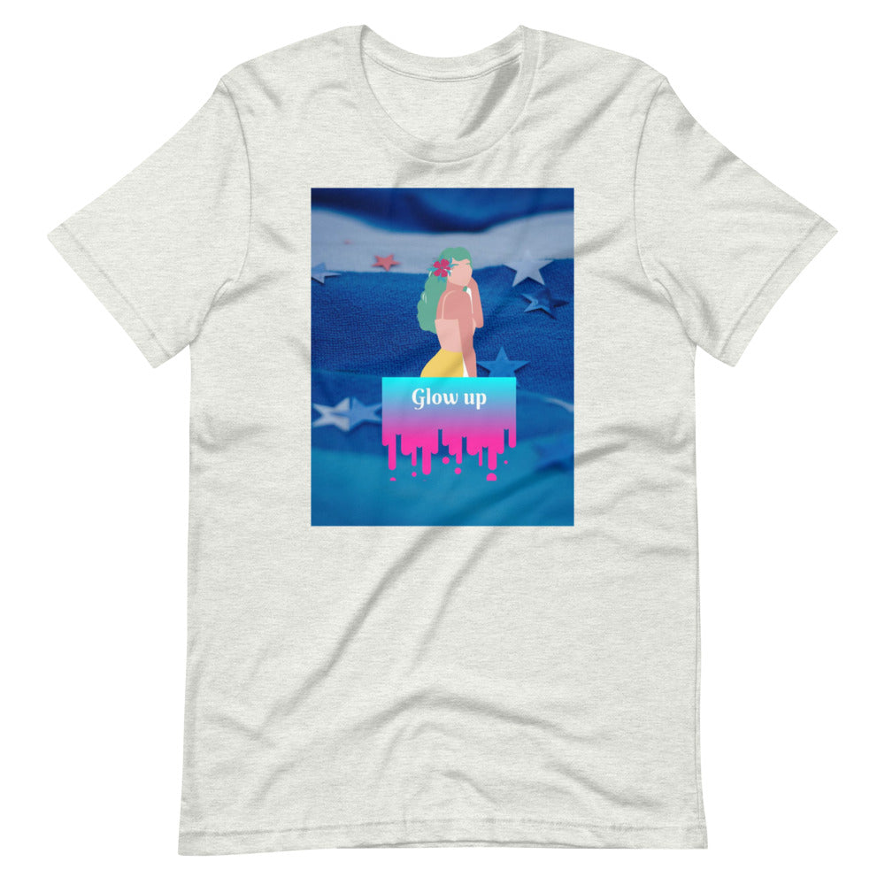 Glow Up Short-Sleeve Unisex T-Shirt Cotesh