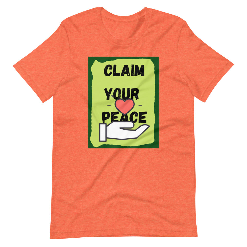 Claim Your Peace Short-Sleeve Unisex T-Shirt Cotesh
