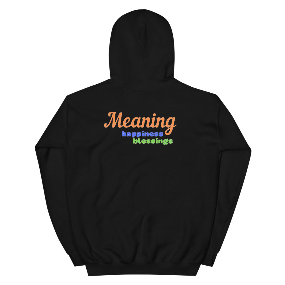 Phuc U | Meaning Happiness Blessing Unisex Hoodie Cotesh Blending Trends