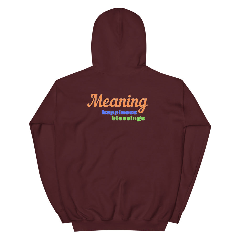Phuc U | Meaning Happiness Blessing Unisex Hoodie Cotesh Blending Trends
