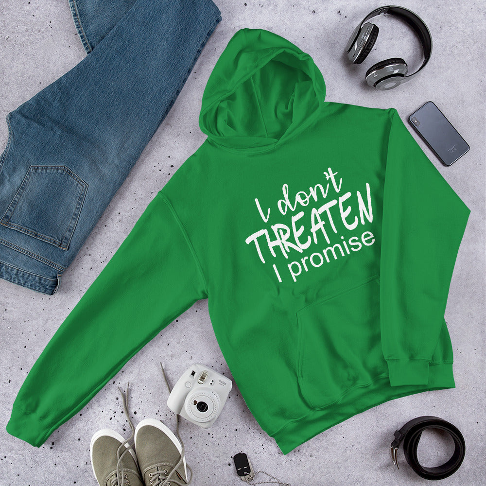 I don't threaten I promise Unisex Hoodie | Cotesh